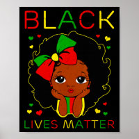 Schwarze Leben Problem Kleine Melanin Prinzessin S