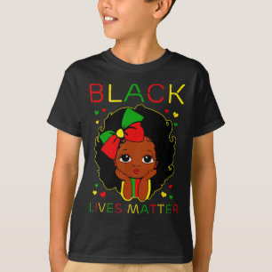 Schwarze Leben Problem Kleine Melanin Prinzessin S T-Shirt