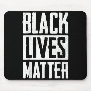 Schwarze Leben zählen Männer Frauen Blm Menschenre Mousepad
