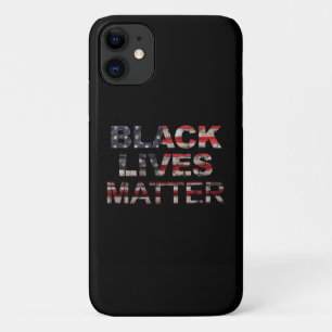 Schwarze Lebensfrage  Amerikanische Flagge Case-Mate iPhone Hülle