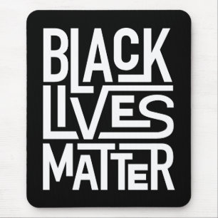 Schwarze Lebensfrage Gleichberechtigung Mousepad