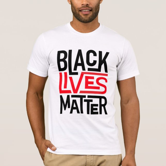 Schwarze Lebensfrage| Gleichberechtigung T-Shirt (Vorderseite)