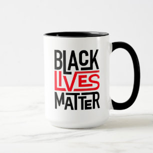 Schwarze Lebensfrage Gleichberechtigung Tasse