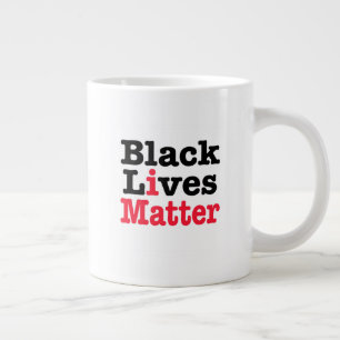 Schwarze Lebensfrage Jumbo-Tasse