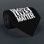 Schwarze Lebensfrage Krawatte<br><div class="desc">Black Lives Matte Nackenschere</div>