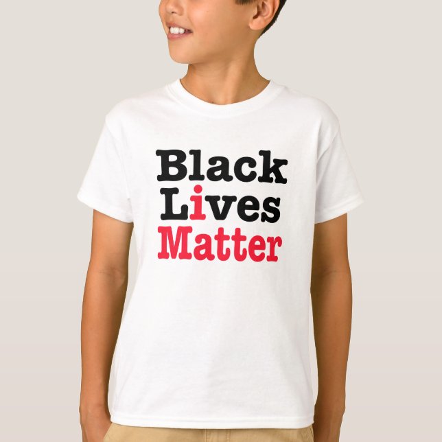 Schwarze Lebensfrage T-Shirt (Vorderseite)