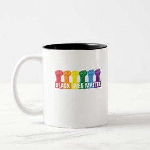 SCHWARZE LEBENSMITTEL SPIELEN 6 ZWEIFARBIGE TASSE