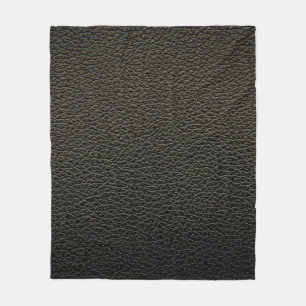 Schwarze Ledertextur oder Hintergrund. abstrakt, A Fleecedecke