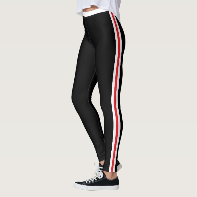 Schwarze Leggings - Ihre Farben (Links)
