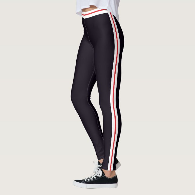 Schwarze Leggings wählen Farbauswahl (Links)