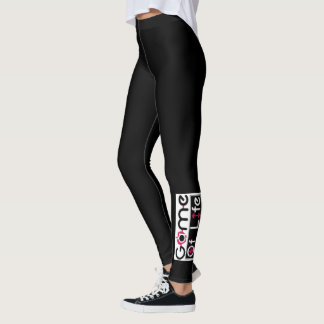 Schwarze Legierung Leggings