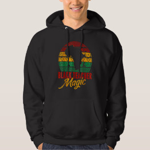 Schwarze Lehrerin Magie Afrikanische Amerikanische Hoodie