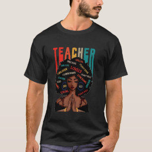 Schwarze Lehrermagie Schwarze Geschichte Monat Afr T-Shirt