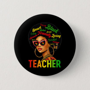 Schwarze Lehrermagie Schwarze Geschichtserziehung Button