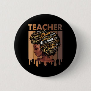 Schwarze Lehrermagie Schwarze Geschichtserziehung Button
