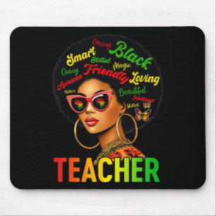 Schwarze Lehrermagie Schwarze Geschichtserziehung Mousepad