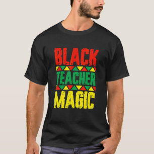 Schwarze Lehrermagie T-Shirt