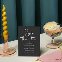 Schwarze Leinen Einfache Schwarze Schrift Save the