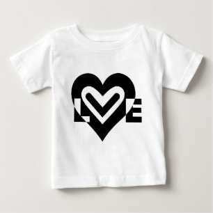 Schwarze Liebe Baby T-shirt