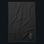 Schwarze Liebe - die schwarze Reihe Handtuch<br><div class="desc">Schwarze Liebe - die schwarze Reihe</div>