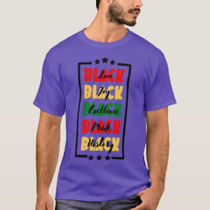 Schwarze Liebe Schwarze Freude Schwarze Exzellenz  T-Shirt