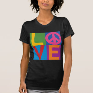 Schwarze LIEBE T-Shirt