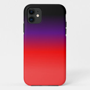 Schwarze, lila und rote Steigung Case-Mate iPhone Hülle