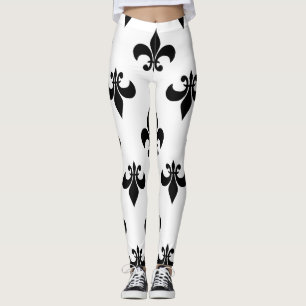 schwarze Lilie Leggings
