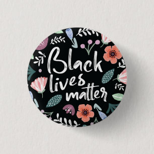 Schwarze Livematerial Button
