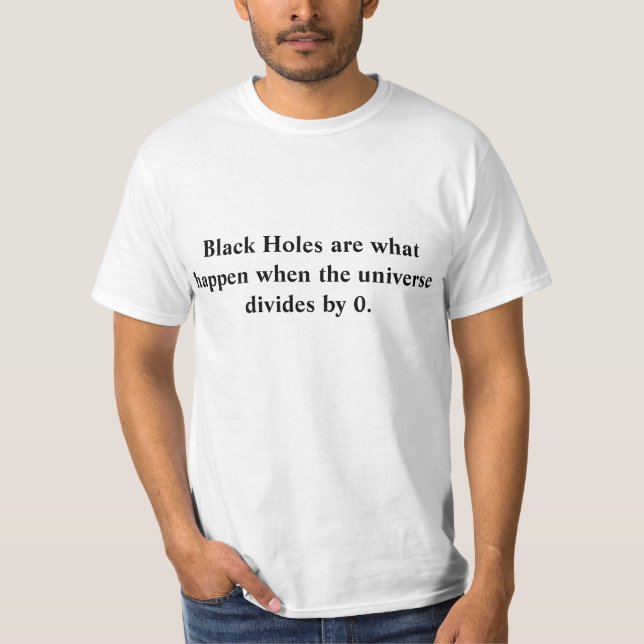 Schwarze Löcher T-Shirt (Vorderseite)