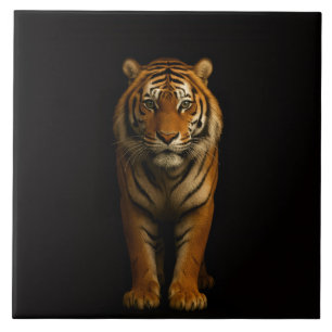Schwarze Luxe-Fliese mit Noble Tiger Fliese