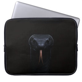 Schwarze Luxe-Laptop-Hülle, Black Mamba Laptopschutzhülle