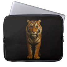 Schwarze Luxus-Laptop-Hülle 4, Noble Tiger