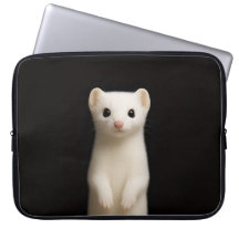 Schwarze Luxus-Laptoptasche mit stilvollem Hermeli