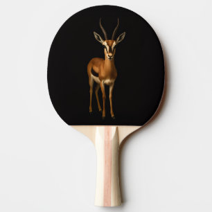 Schwarze Luxus-Ping-Pong-Paddle mit Elegant Gazell Tischtennis Schläger