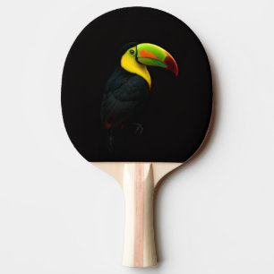 Schwarze Luxus-Ping-Pong-Schläger mit Keel Billed Tischtennis Schläger