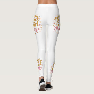Schwarze Mädchenzauberei Monat schwarze Geschichte Leggings