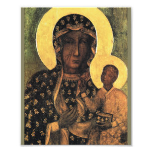Schwarze Madonna Jungfrau Maria Ikone Polen Unsere Fotodruck