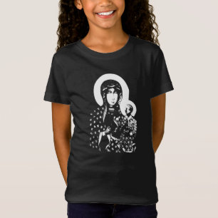 Schwarze Madonna mit Czestochowa T - Shirt