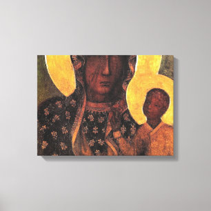 Schwarze Madonna Polen - unsere Dame Czestochowa Leinwanddruck