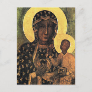 Schwarze Madonna Polen Unsere Liebe Frau von Czest Postkarte