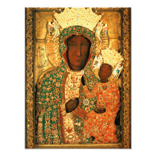 Schwarze Madonna und Kind Unsere Liebe Frau von Cz Fotodruck
