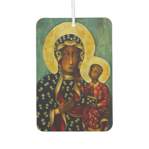 Schwarze Madonna von Częstochowa Autolufterfrischer