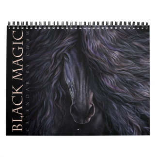 Schwarze Magie-Pferdekalender Kalender