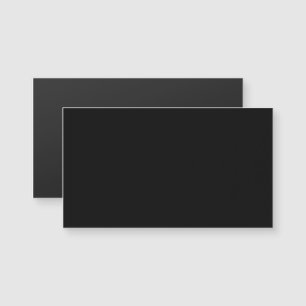 Schwarze magnetische Visitenkarte Magnetkarte