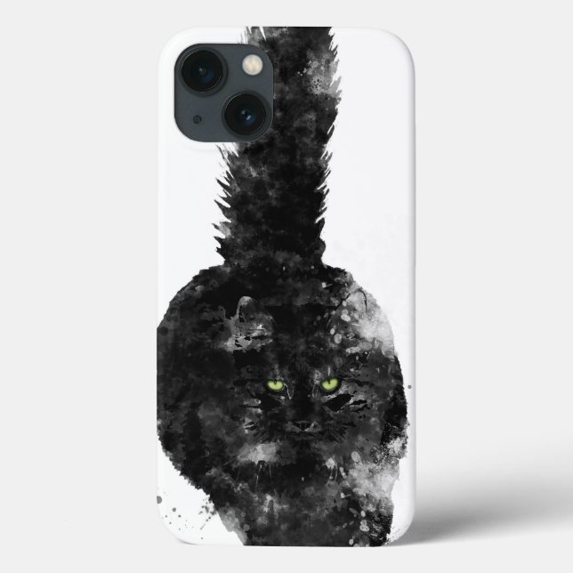 SCHWARZE MAINE COON CAT - Case-Mate iPhone HÜLLE (Rückseite)