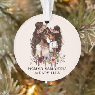 Schwarze Mama und Tochter (1) Ornament