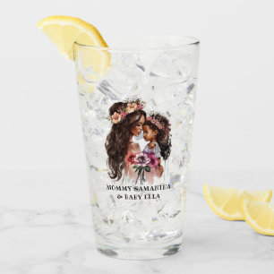 Schwarze Mama und Tochter (5) Glas