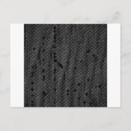 Schwarze Mamba illustriert, Kunst Postkarte