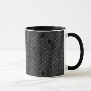Schwarze Mamba illustriert, Kunst Tasse